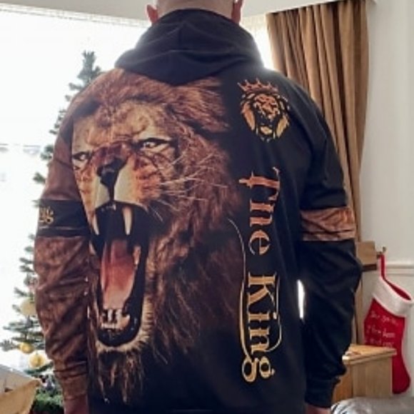 Mens Loin Leo Graphic Track Suit Hoodie Set - Picture 3 of 5